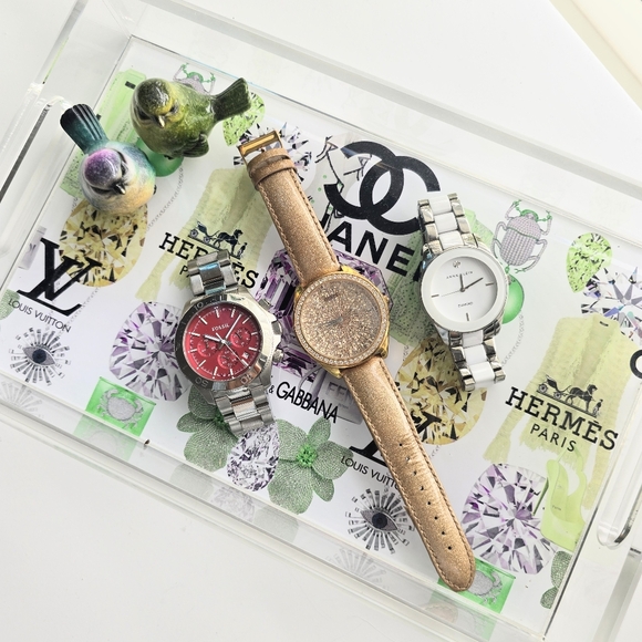 Gold and Silver Watch Trio (3 watches) - Picture 2 of 13